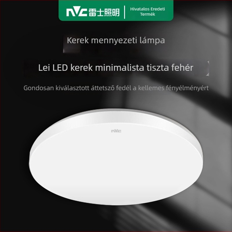LED kör alakú mennyezetlámpa erkélyre és hálószobába, modern minimalista kialakítás, ideális folyosókhoz