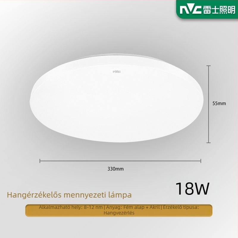 LED kör alakú mennyezetlámpa erkélyre és hálószobába, modern minimalista kialakítás, ideális folyosókhoz