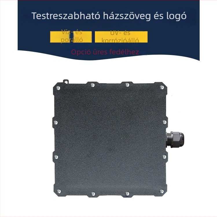 Kültéri vízálló csatlakozó doboz, műanyag, föld alatti használatra, terminálokkal