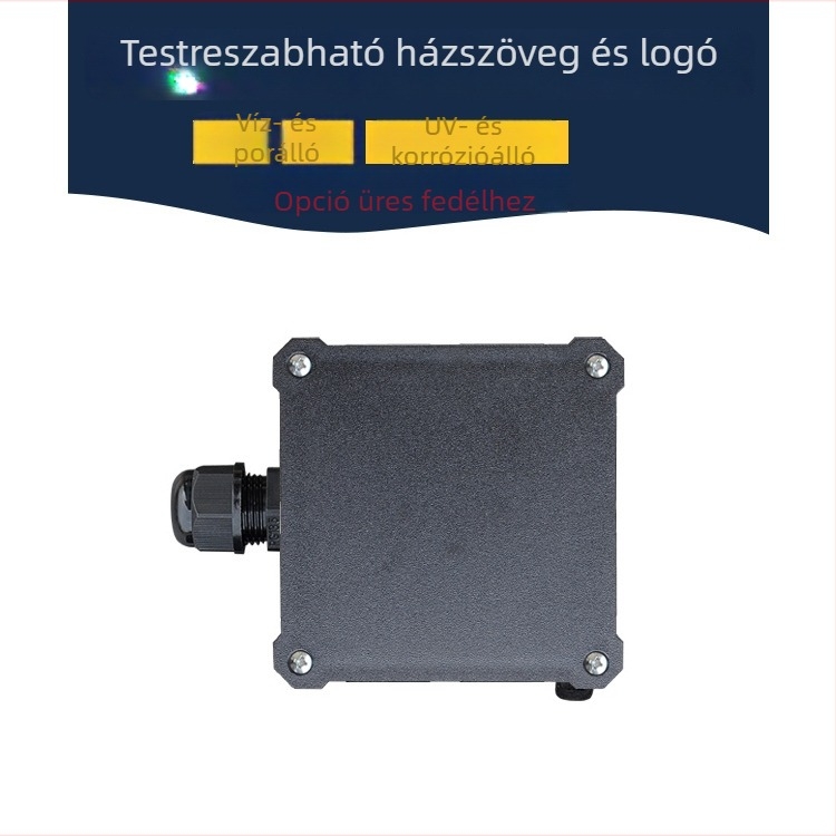 Kültéri vízálló csatlakozó doboz, műanyag, föld alatti használatra, terminálokkal