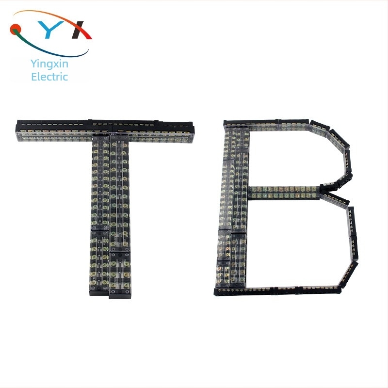 TB típusú terminál blokk 3/4/5/6/8/10/12 pozícióval, terminálpanel, IP66, 15A