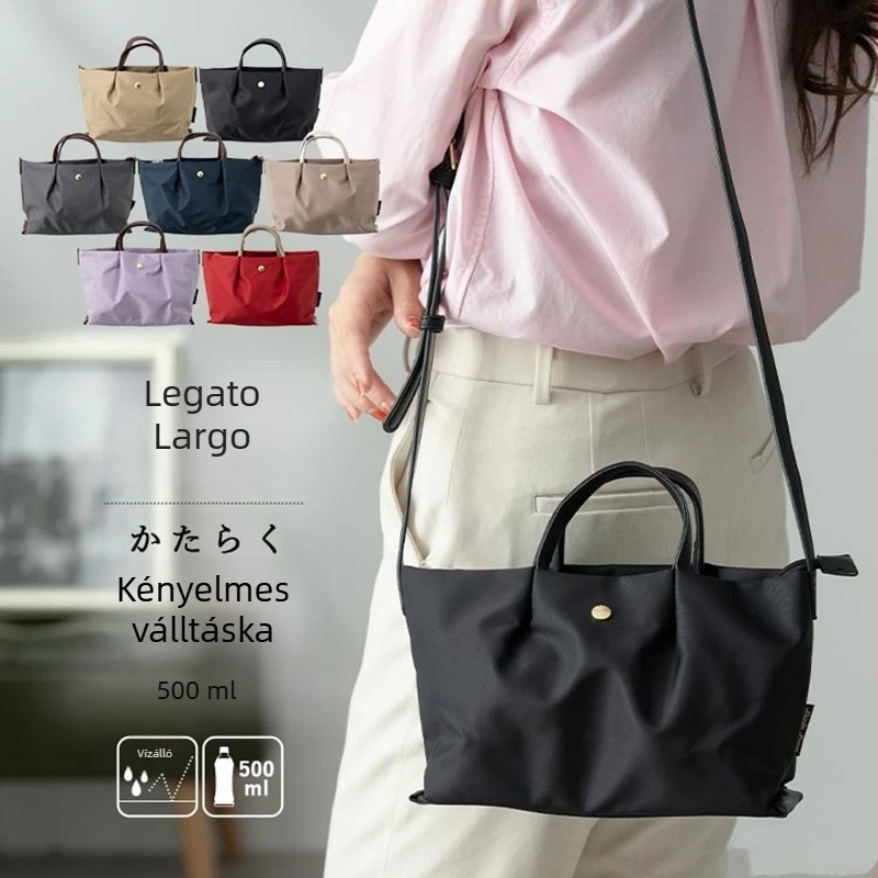 Legato Largo japán crossbody táska nylonból, könnyű, vízálló, női táska