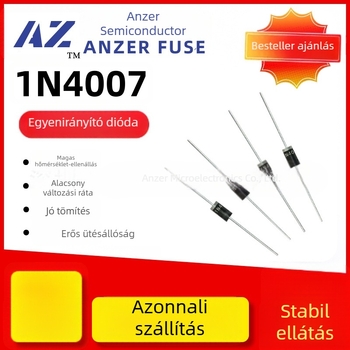 ANZER 1N4007M71A1000V DO-41 rektifikációs dióda, gyors helyreállítású, szilícium