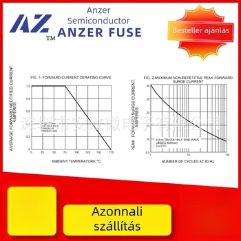 ANZER 1N4007M71A1000V DO-41 rektifikációs dióda, gyors helyreállítású, szilícium