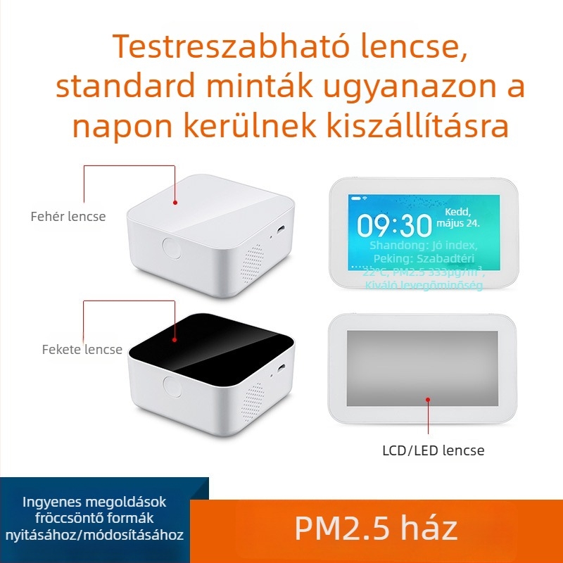 CO és toxikus gáz detektorokhoz, formaldehid detektor, PM2.5 hőmérséklet- és páratartalom szenzor, műanyag burkolat