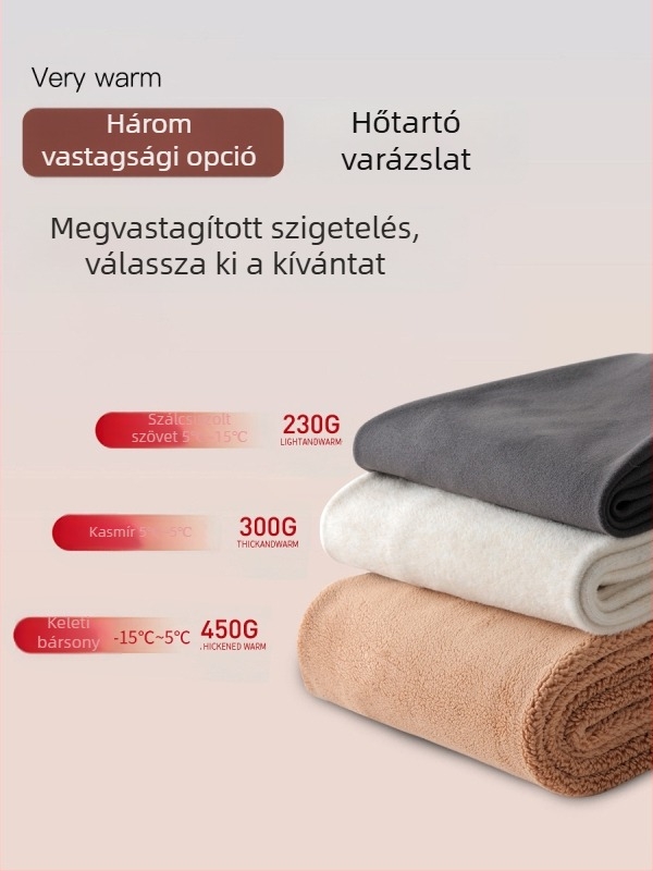 Női Sharkskin nadrág fleece béléssel ősz-télre, vastag, magas derekú és fenékemelő hatású, plusz méret, Barbie-stílus