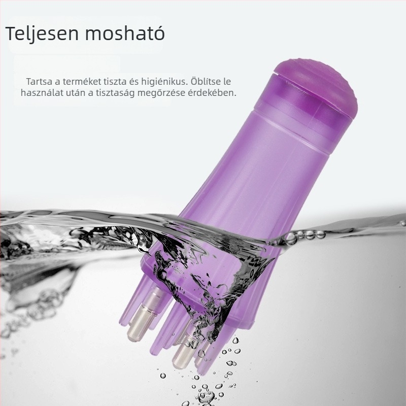 Minoxidil fejbőr-applikátor, görgő masszírozó kefével és folyadék adagoló fésű a haj növekedéséért és erősítéséért