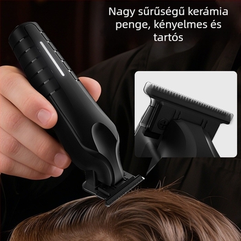 Nagy teljesítményű elektromos hajvágó kerámiapengével, otthoni használatra