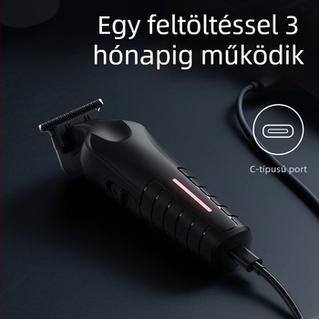 Nagy teljesítményű elektromos hajvágó kerámiapengével, otthoni használatra