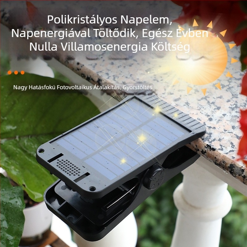 Napelemes falikar mozgásérzékelővel, kültéri vízálló