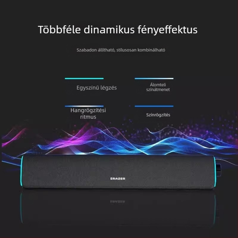 Lenovo kábeles Bluetooth asztali hangszórók, hosszúkás kialakítás, USB-tápellátás, otthoni használatra
