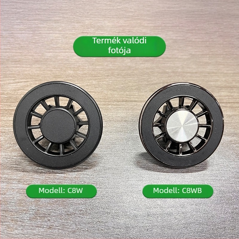 Mingka C8W MagSafe telefon mágnes fej, kör alakú magnet N52, erős magnet, 17 mm gömbfej autó tartó kiegészítő