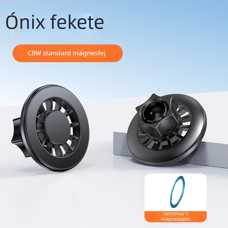 Mingka C8W MagSafe telefon mágnes fej, kör alakú magnet N52, erős magnet, 17 mm gömbfej autó tartó kiegészítő