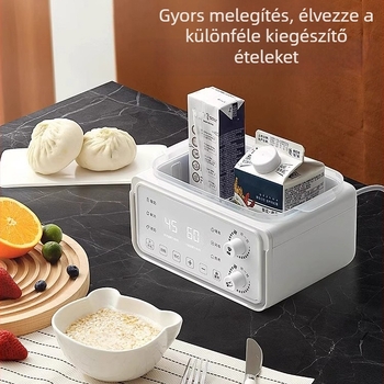 2 az 1-ben babaüveg melegítő és sterilizáló, állandó hőmérsékletű