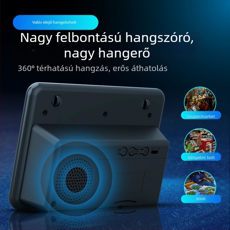 Bluetooth hangszóró QR-kódos fizetés hangos bejelentéssel és Alipay fizetési értesítésekkel
