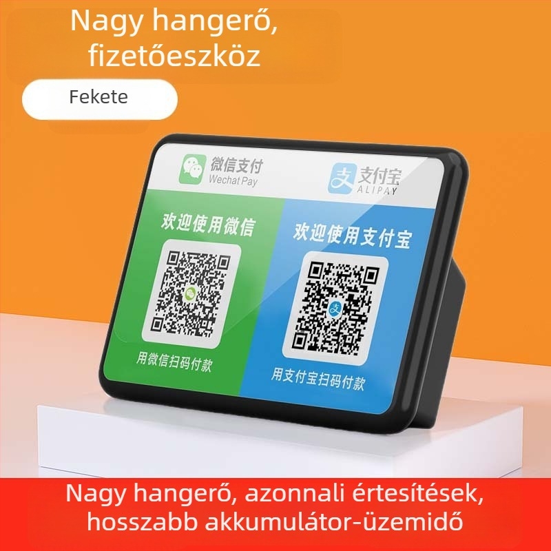 Bluetooth hangszóró QR-kódos fizetés hangos bejelentéssel és Alipay fizetési értesítésekkel