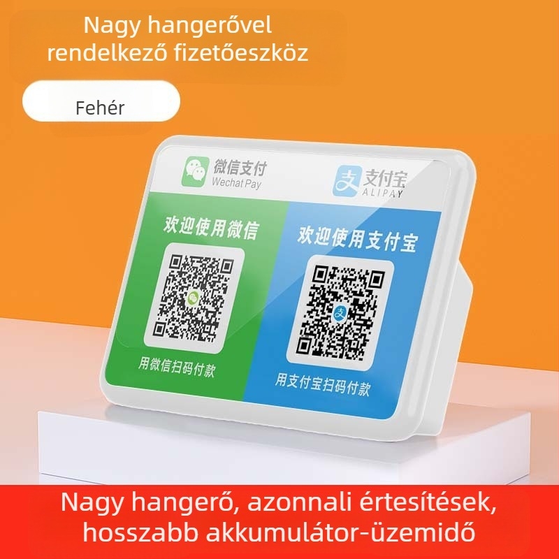 Bluetooth hangszóró QR-kódos fizetés hangos bejelentéssel és Alipay fizetési értesítésekkel