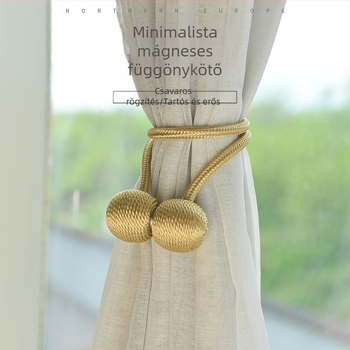 Mágneses függönycsat, modern minimalist design, telepítés fúrás nélkül