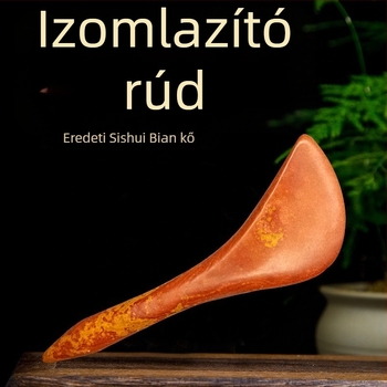 Vörös Bianstone Sibin Guasha rúd az arcra, szem- és arcmaszázs, akupunktúrás pontmasszázs, meridián eszköz