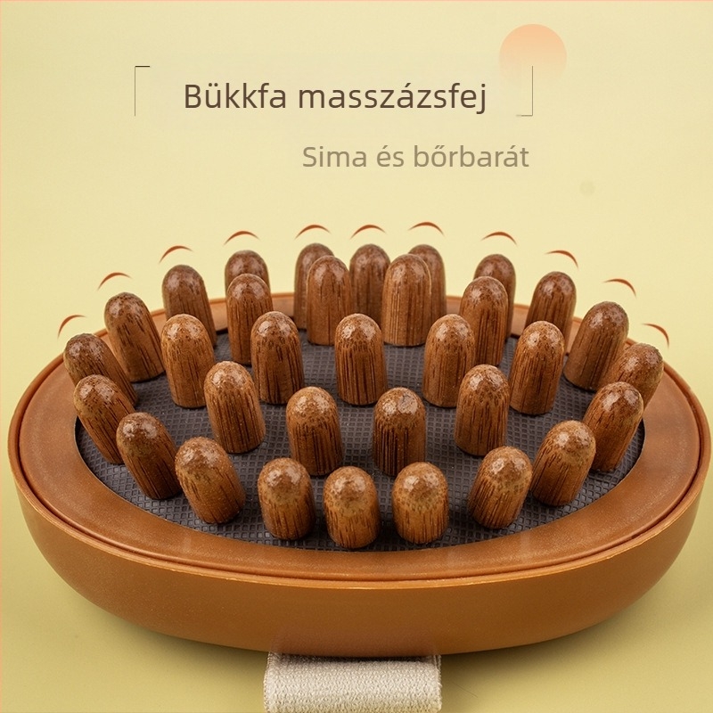 Meridián testmasszírozó gömbfejjel a nyak és fej masszázsára – testmasszírozó ecset