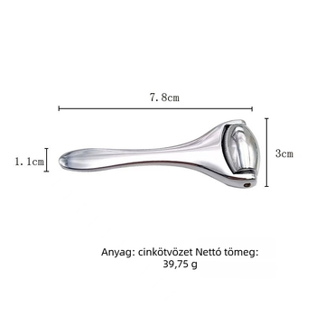 Fém szemkörnyéki masszírozó roller a szemkrém felviteléhez – arcbőr masszázs bot