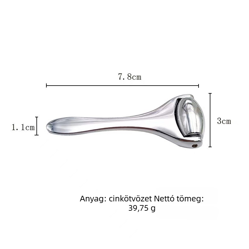Fém szemkörnyéki masszírozó roller a szemkrém felviteléhez – arcbőr masszázs bot