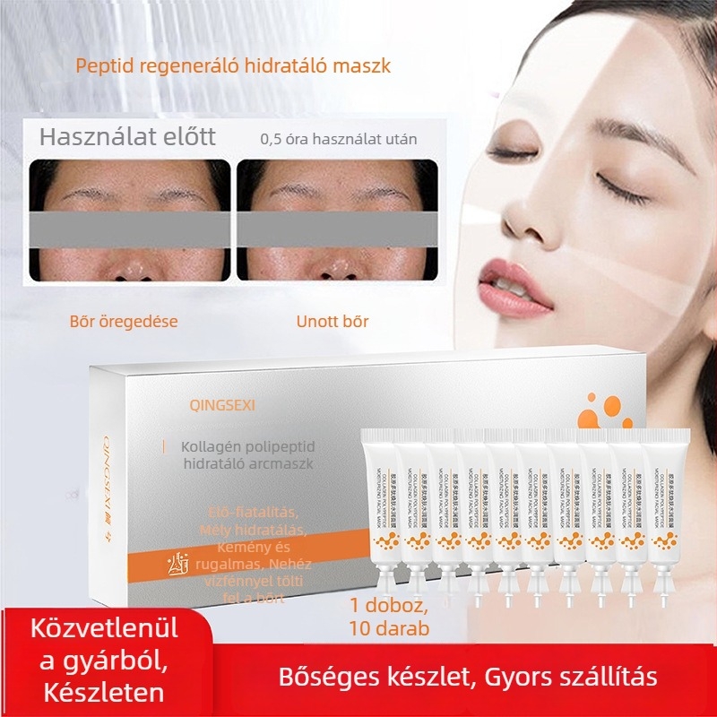 Qingxi kollagénpeptid hidratáló peel-off éjszakai maszk