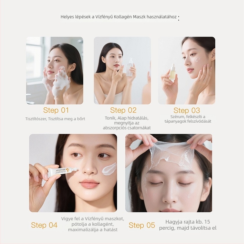 Qingxi kollagénpeptid hidratáló peel-off éjszakai maszk