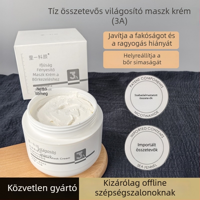 Riyikoyan Ifjúsági Fényesítő Maszk – Hidratáló és Pórusösszehúzó Krém-Gél Maszk Alapozó
