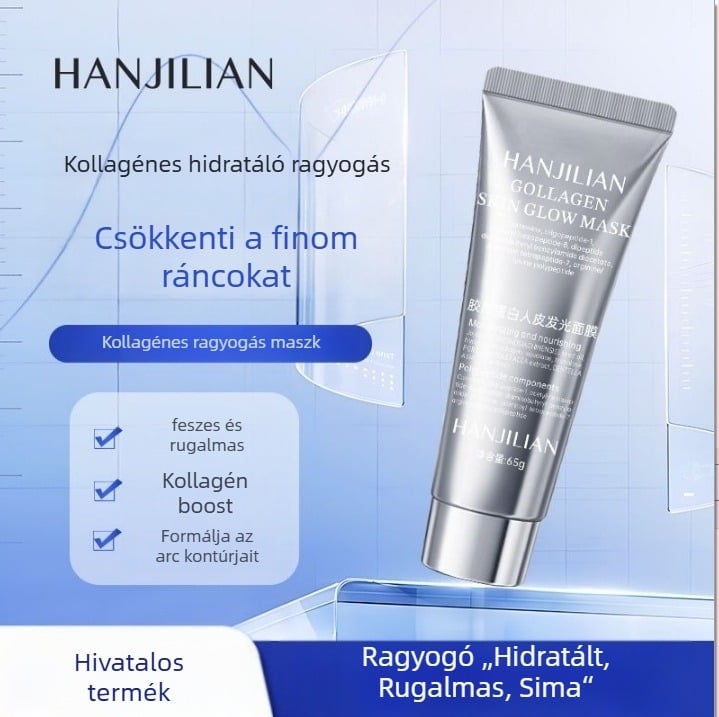 4 darabos kollagénes ragyogó arcmaszk – peeling maszk mély tisztítás és hidratálás