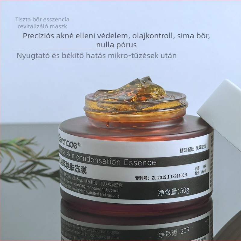 Arc tisztító és megújító zselés maszk, pattanások és mitesszerek eltávolítása, pórusösszehúzás, kíméletes formula