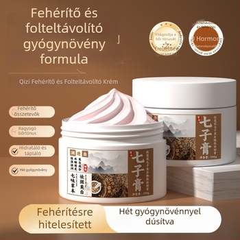 Qizi fehérítő krém szeplők és pigmentfoltok ellen – agyagmaszk melasma és öregedési foltokhoz