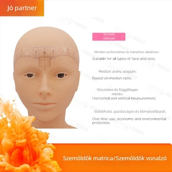 Egyszer használatos szemöldök mérőszalag tetováláshoz – kezdőknek segédeszköz