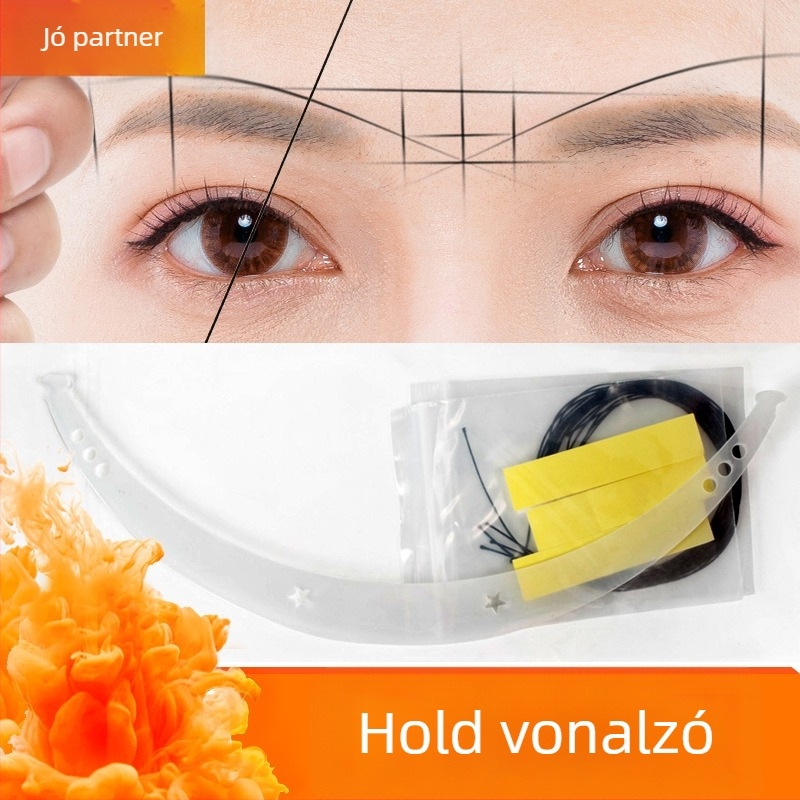 Holdpozíciós szemöldök vonalvezető és rajzeszköz tetováláshoz