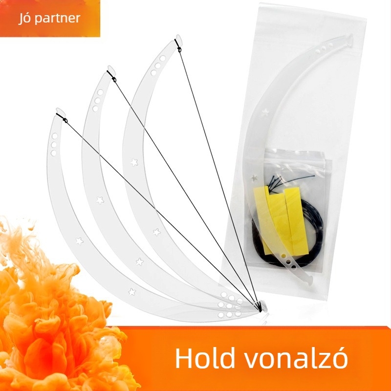 Holdpozíciós szemöldök vonalvezető és rajzeszköz tetováláshoz
