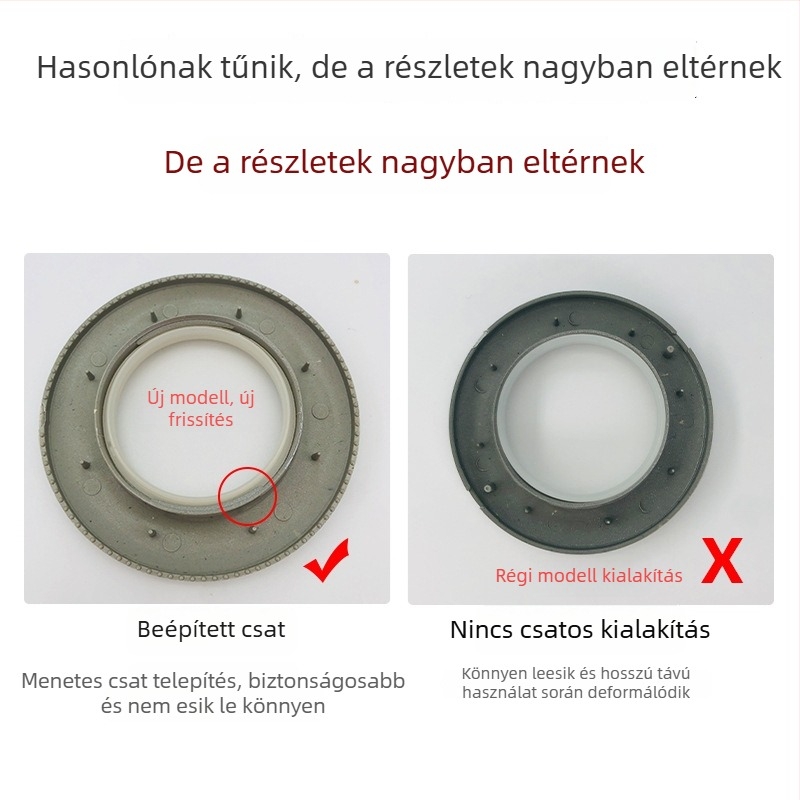 Vastagított függönygyűrűk csattal, római stílusú függönyrúdhöz
