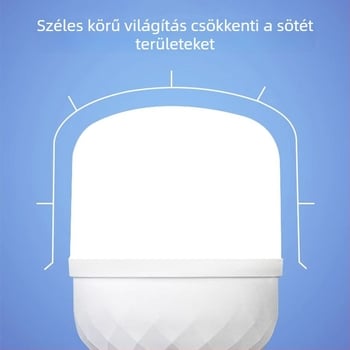 LED lámpa E27 alapú, offline hangvezérlés és távirányító