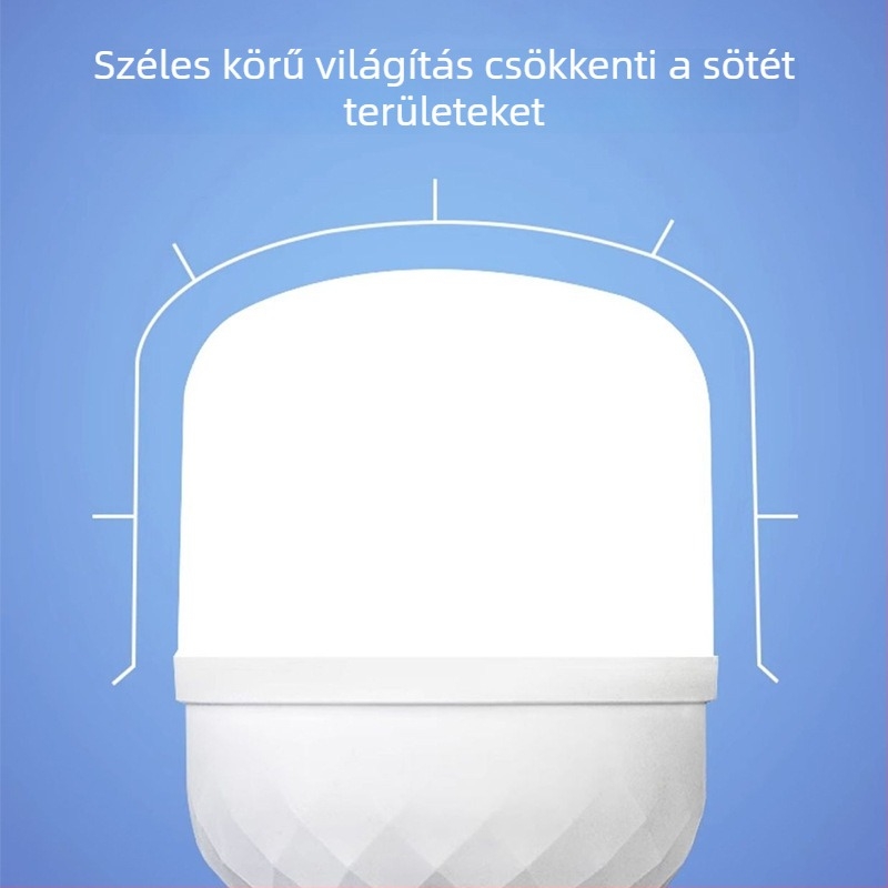 LED lámpa E27 alapú, offline hangvezérlés és távirányító