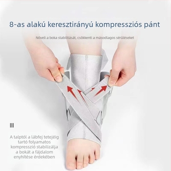 Bokaszalag stabilizáló sín – viselhető bokaortézis, védelem a szalagoknak, cipőhöz illeszkedik