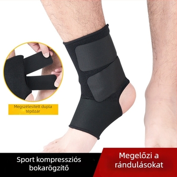 Magas rugalmas kompressziós bokavédő, védelem a ficamok ellen, kosárlabdára, futballra, túrázásra és egyéb sportokra