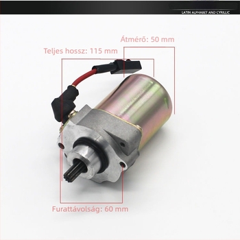 Motorkerékpár indítómotor Mojielong QS110 SJ110