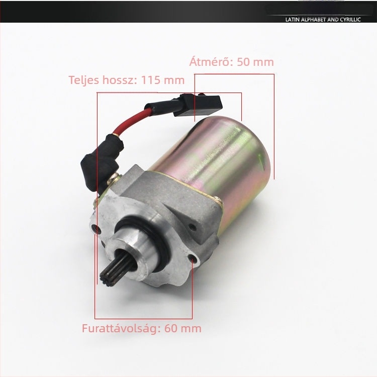 Motorkerékpár indítómotor Mojielong QS110 SJ110