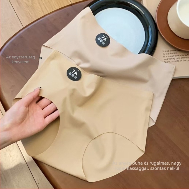Plusz méretű női alsónemű középmagas derekú, antibakteriális 7A, nylon anyagú, Mulberry selyem bélés, magas rugalmasság, csípőkhöz simuló