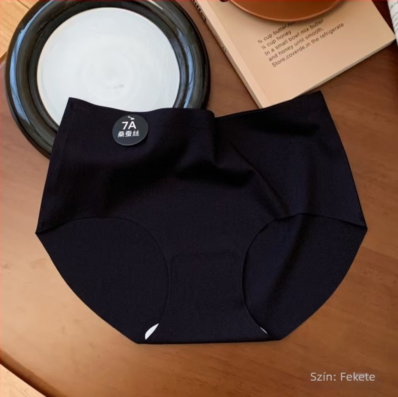 Plusz méretű női alsónemű középmagas derekú, antibakteriális 7A, nylon anyagú, Mulberry selyem bélés, magas rugalmasság, csípőkhöz simuló