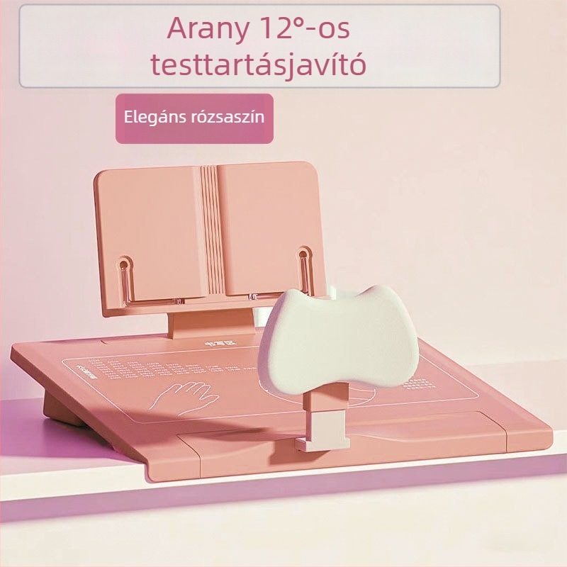 Testtartás-korrigáló ferde írófelülettel általános iskolás gyerekek számára, asztali íróasztal verzió