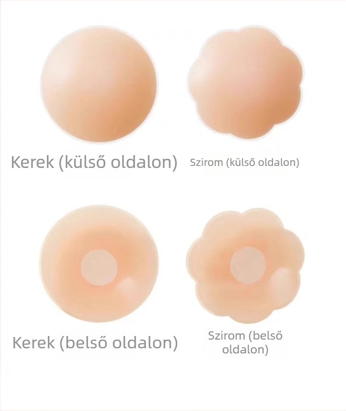 Csipkés szilikon mellbimbó tapaszok, láthatatlanok, varratmentesek, expozíció elleni, csúszásmentes, izzadságálló, nőknek
