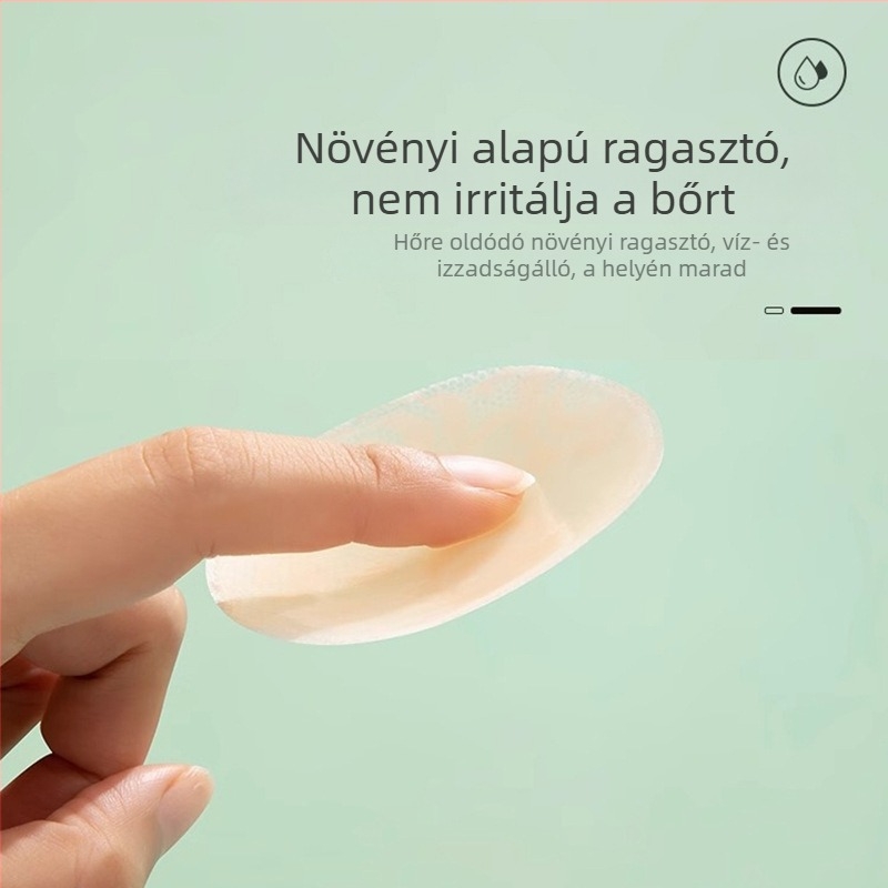 Csipkés szilikon mellbimbó tapaszok, láthatatlanok, varratmentesek, expozíció elleni, csúszásmentes, izzadságálló, nőknek