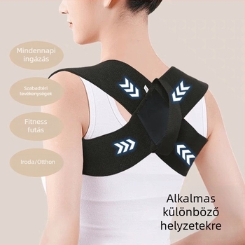 Testtartás-korrigáló öv egyenes vállak és nyak számára, hát javítása felnőtteknek