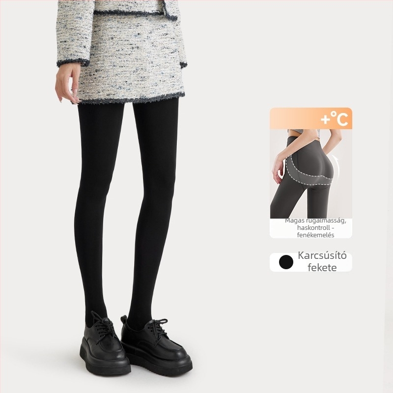 Szürke velúr női compression leggings ősz-télre, természetes nude érzet, popsiemelés, hasi kontroll, karcsú lábak hatása
