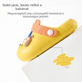 Nidobear 25 Tavasz–Nyár új gyerek perforált szandál, csúszásmentes, puha talppal, beltéri és kültéri viselet, fiúknak és lányoknak